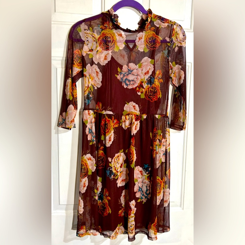 NWOT Byer California Mesh dress